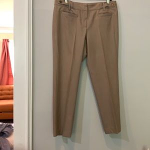 Sharagano tan pants with pockets in front size 12